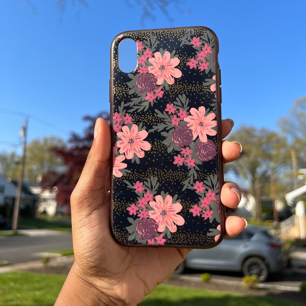 Pink & Purple Floral iPhone XR Case